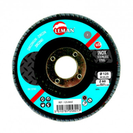 DISQUE BOMBE A LAMELLES D125 GRAIN 60 -B ALESAGE 22,23 - ZIRCONIUM DISQUE BOMBE A LAMELLES D125 GRAIN 60 -B ALESAGE 22,23 - ZIRCONIUM
